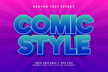 Obraz premium comic style text effect