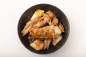 鶏せせりの甘辛だれ