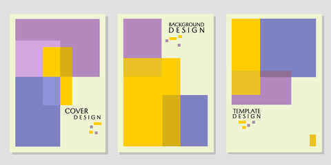 set of cover design templates. modern and simple white background. flyer, brochure, catalog design