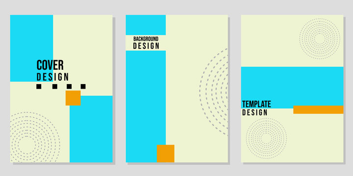modern and simple set of cover design templates. blue white background. catalog , flyer, brochure design