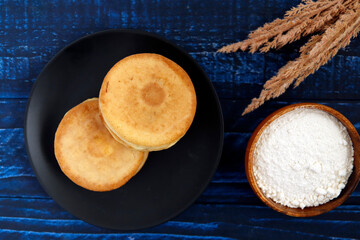 Imagawayaki a Japanese sweet on the table