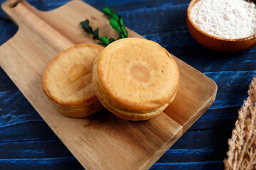 Imagawayaki a Japanese sweet on the table