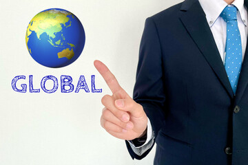 GLOBAL 国際的なビジネスマン