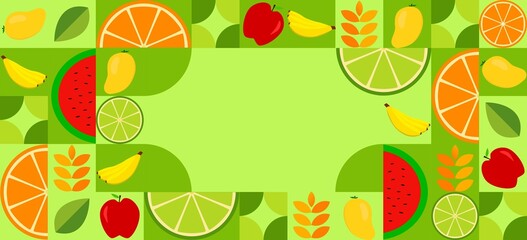 Natural fresh fruit background . Suitable for posters, product banners, natural product presentation templates