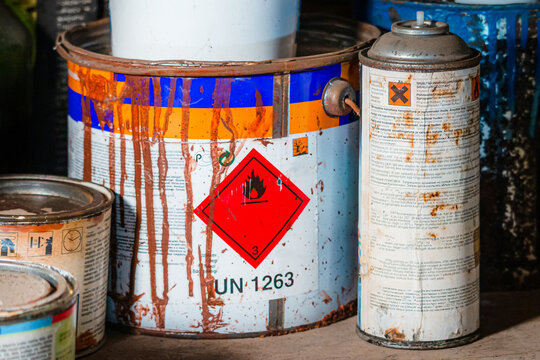 UN1263 - Flammable Liquid Placards - UN1263 Hazard Class 3