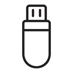 usb line icon