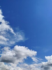 blue sky with clouds