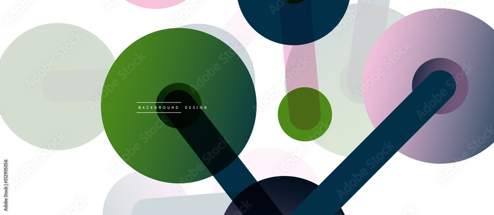 Poster network concept abstract background. dots connection. big data idea. business template for wallpaper