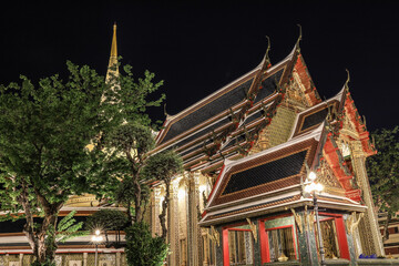 Fototapeta premium Khet Phra Nakhon, Bangkok,Thailand on December6,2020:Beautiful art and architecture of Wat Ratchabophit Sathitmahasimaram Ratchaworawihan.