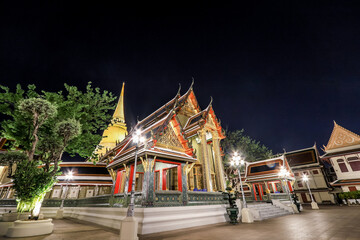 Khet Phra Nakhon, Bangkok,Thailand on December6,2020:Beautiful art and architecture of Wat Ratchabophit Sathitmahasimaram Ratchaworawihan.