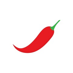 Red chili icon template vector