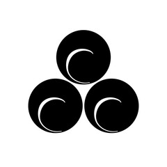 巴紋・三つ盛り一つ巴（みつもりひとつともえ）