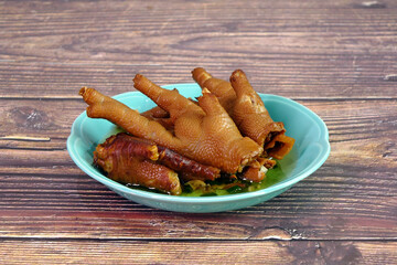Braised chicken famous Chinese Dim Sum, Cantonese food