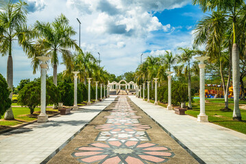 Silver Jubilee Park in Bandar Seri Begawan, Brunei - obrazy, fototapety, plakaty