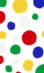 カラフルな手書き落書きペイント背景