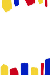 カラフルな手書き落書きペイント背景