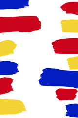 カラフルな手書き落書きペイント背景