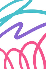 カラフルな手書き落書きペイント背景