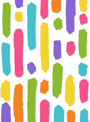 カラフルな手書き落書きペイント背景