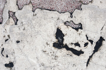 abstract form on grunge floor