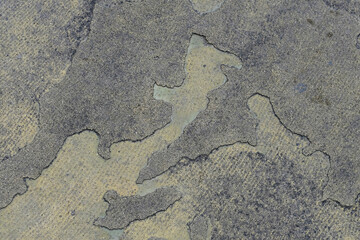 abstract form on grunge floor