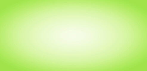 Illustration of Gradient Lime Green Radial Beam for Abstract Background