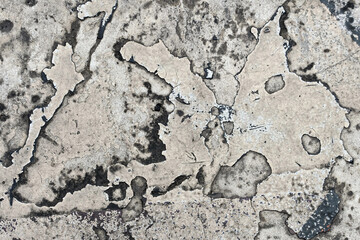 abstract form on grunge floor