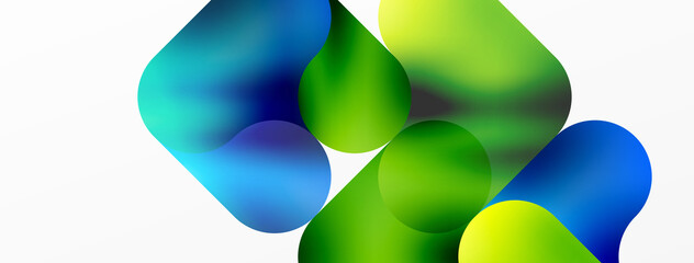 Round shapes and circle geometric abstract background. Vector Illustration For Wallpaper, Banner, Background, Card, Book Illustration, landing page