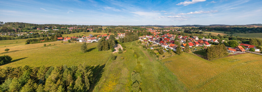 Benneckenstein Stadt Oberharz am Brocken Luftbildaufnahme