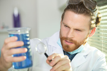 scientist doctor doing experiments in a laboratory