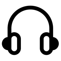 Headphone icon glyph