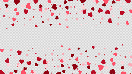 Abstract Backgrounds hart bokeh .isolated on transparent background   ,Vector illustration EPS 10