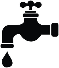 tap with drop of water, water tap