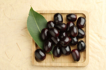 Jambul or Jamun (Syzygium cumini)  In Ayurveda, Jambul is found very helpful for diabetic patients. 