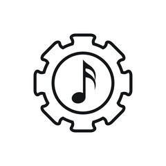 Audio control icon design. vector illustration