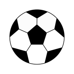 Soccer ball pictogram vector illustration.