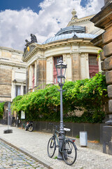 Obraz premium Street view in the center of Dresden, Germany