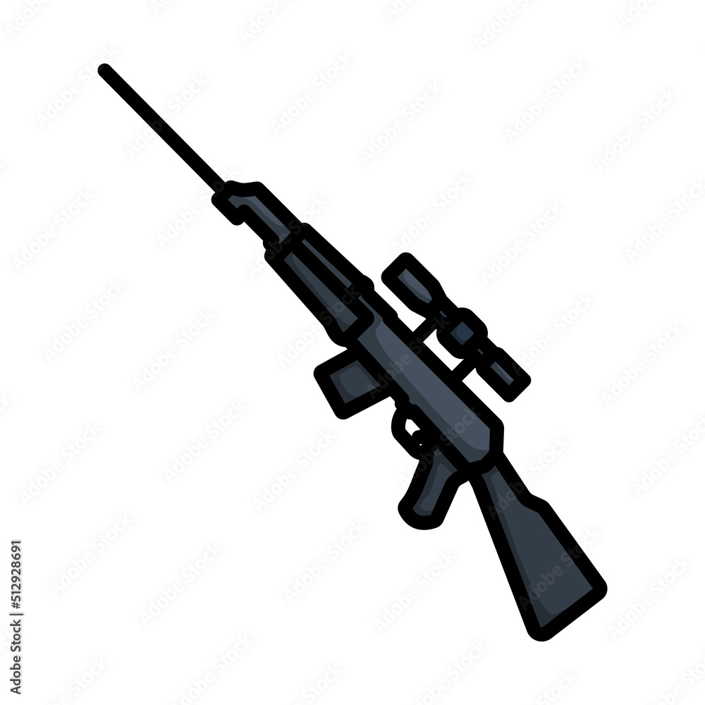 Poster sniper rifle icon