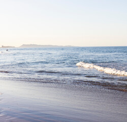 Atardecer en la playa