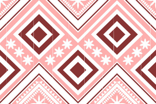Oriental ethnic geometry ikat seamless pattern original design for background , carpets, scarves, wrapping paper, clothing, jewelry,shirt pattern