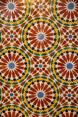 Hassan II mosque, Casablanca, Morocco. Mosaic. 17.10.2019