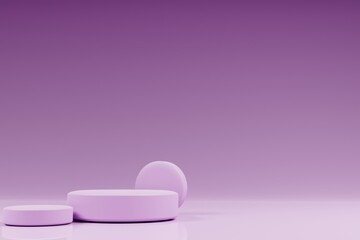 minimal 3d render illustration for product display