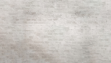 White brick texture background can used for design, background concept.