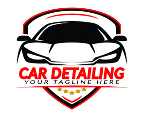 sports car detailing logo for car sticker