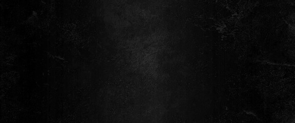 Black stone concrete texture background anthracite panorama. Panorama dark grey black slate background or texture, vector black concrete texture. stone wall background. - obrazy, fototapety, plakaty