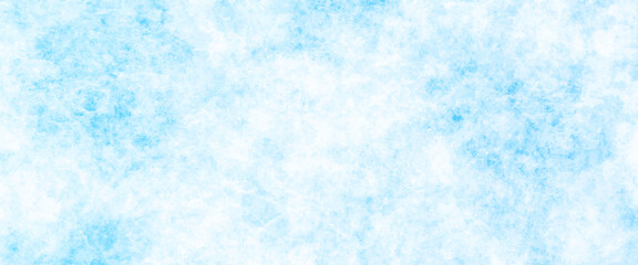 Pastel sky blue background with soft puffy cloudy white center, blue background texture, vintage paper with soft old marbled grunge, illustration with cloudy white center.