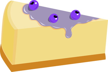 Blueberry cheesecake