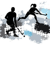 Hockey sport graphic for use as flyer and poster. - 512945664