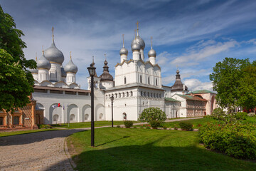 Fototapeta na wymiar Kremlin in Rostov the Great. Yaroslavl region, Russia