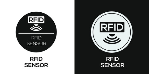 Fototapeta premium Creative (RFID sensor) Icon, Vector sign.